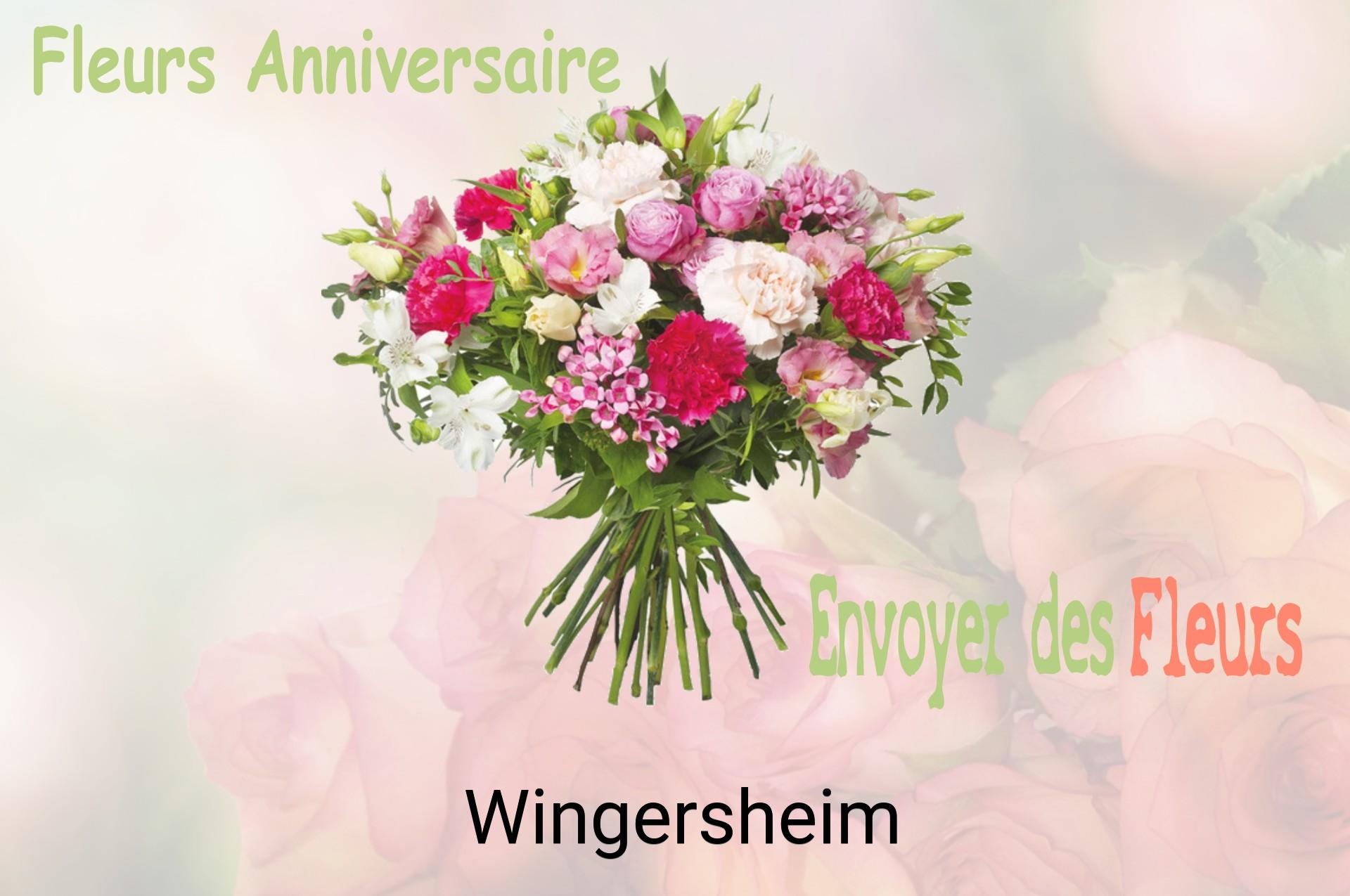 Bouquet de fleurs d’anniversaire livré à Wingersheim